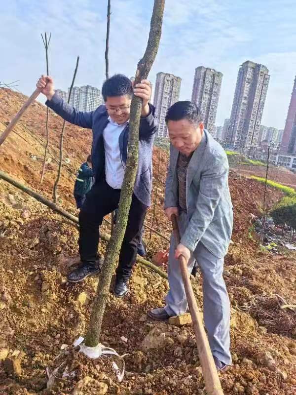 义务植树，争做植绿护林“排头兵”